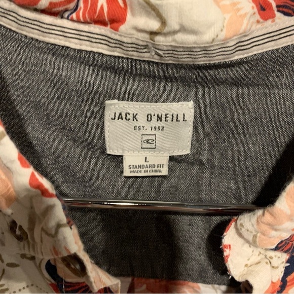 Men’s O’Neil Button Down Hawaiian Shirt - Picture 3 of 4